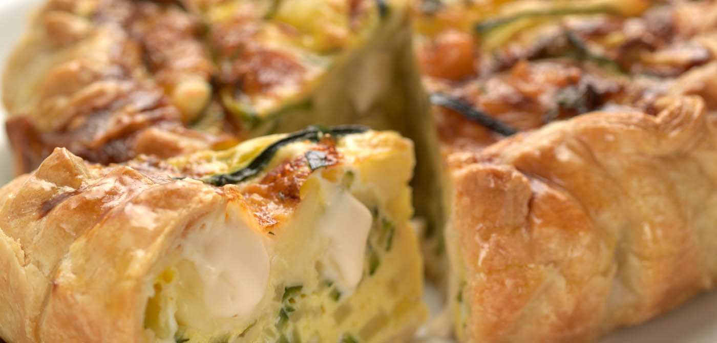 Quiche aux courgettes