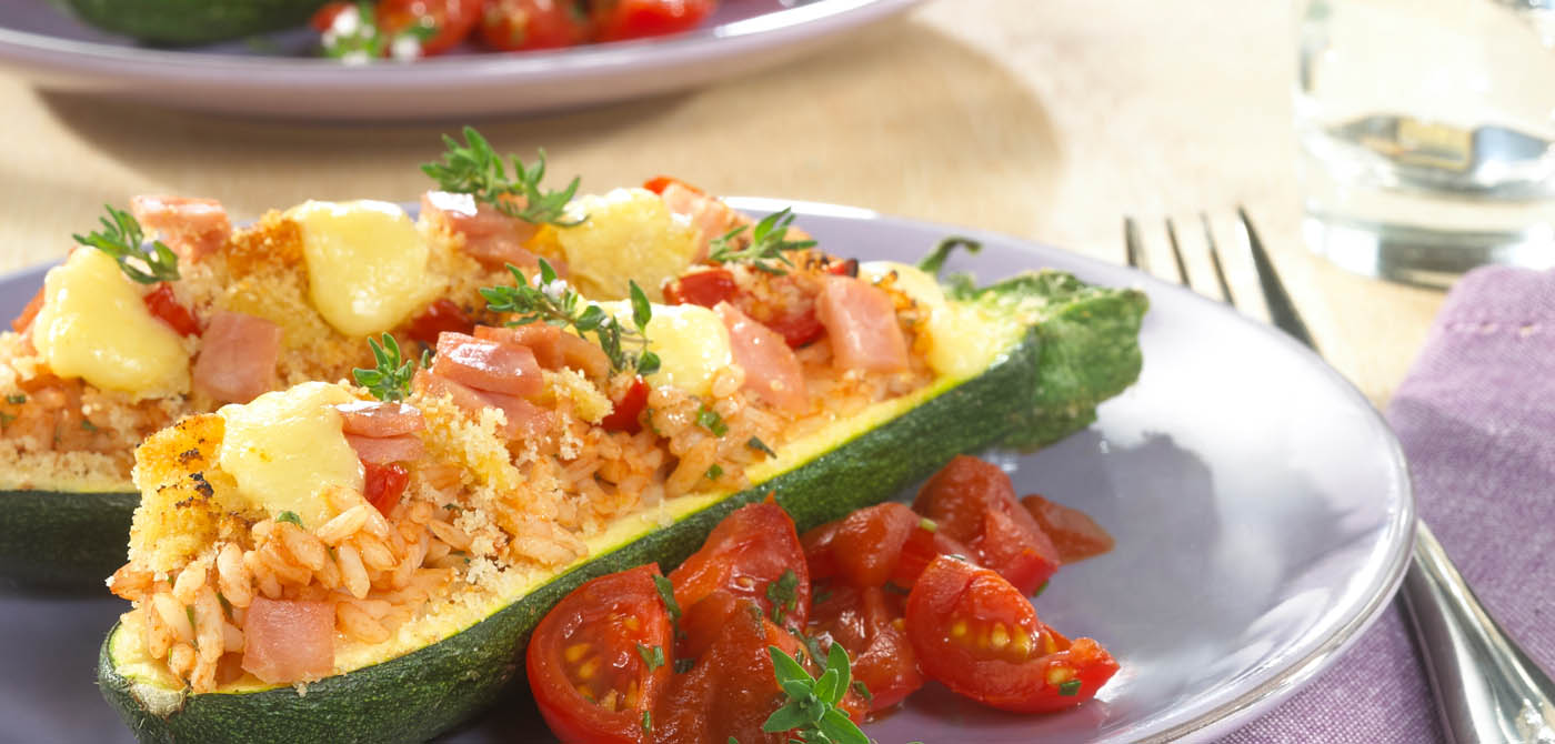 Courgettes au gratin