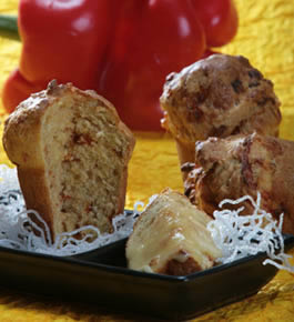 Muffins aux poivrons