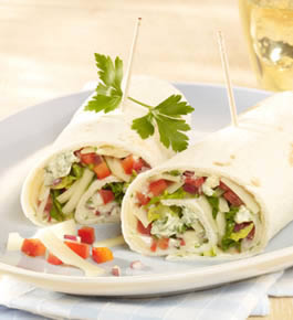 Wraps végétariens