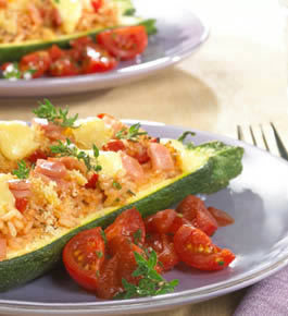 Courgettes au gratin